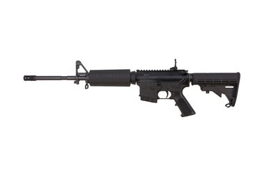 Bushmaster M4 Patrolman's Flat Top Carbine 16" 5.56x45mm Nato Semi-Auto Rifle 10 Rounds Black - CA