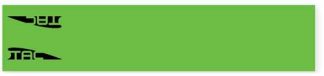 TAC VANES STANDARD ARROW WRAP - 4.675" GREEN 13 PACK