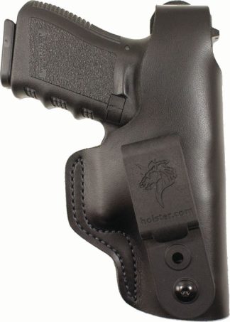 DESANTIS DUAL CARRY II HOLSTER - IWB/OWB RH LTHR GLK 4343X BLK