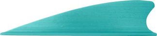 TAC VANES MATRIX 2.25" - SHIELD CUT TURQUOISE 36 PACK