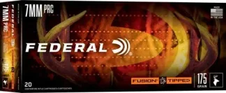 FEDERAL 7MM PRC 175GR FUSION TIPPED 20 RD/BX 10 BX/CS