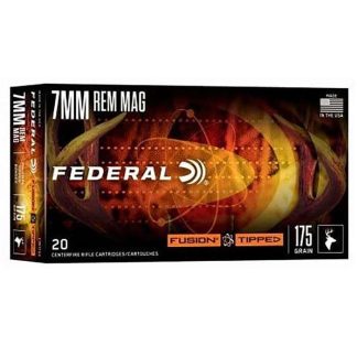 FEDERAL 7 REM MAG 175GR FUSION TIPPED 20 RD/BX 10 BX/CS