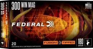 FEDERAL 300 WIN MAG 180GR FUSION TIPPED 20 RD/BX 10 BX/CS