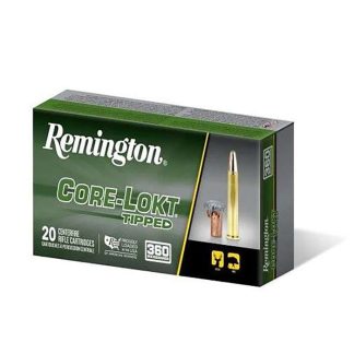 REMINGTON RT360BH4 360 BUCKHAMMER 180GR CORE-LOKT TIPPED 20 RD/BX 10 BX/CS