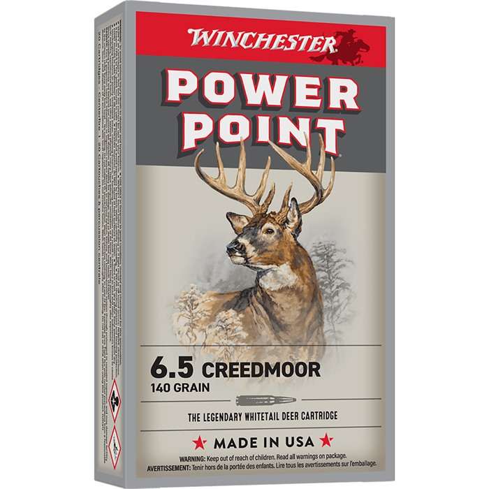 WINCHESTER SUPER X POWER POINT 6.5 CREEDMOOR 140 20 RD/BX 10 BX/CS