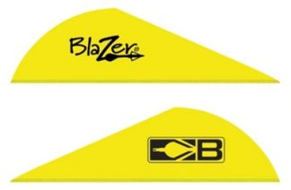 BOHNING BLAZER VANES - 2" SOLID NEON YELLOW 36PK