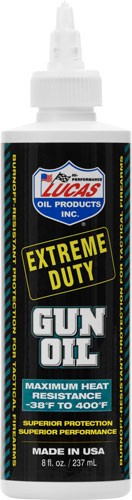 LUCAS OIL 8 OZ EXTREME DUTY - GUN OIL LIQUID