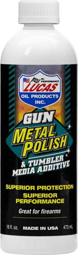 LUCAS OIL 16OZ GUN METAL POLSH - TUMBLER MEDIA ADDITIVE LIQUID