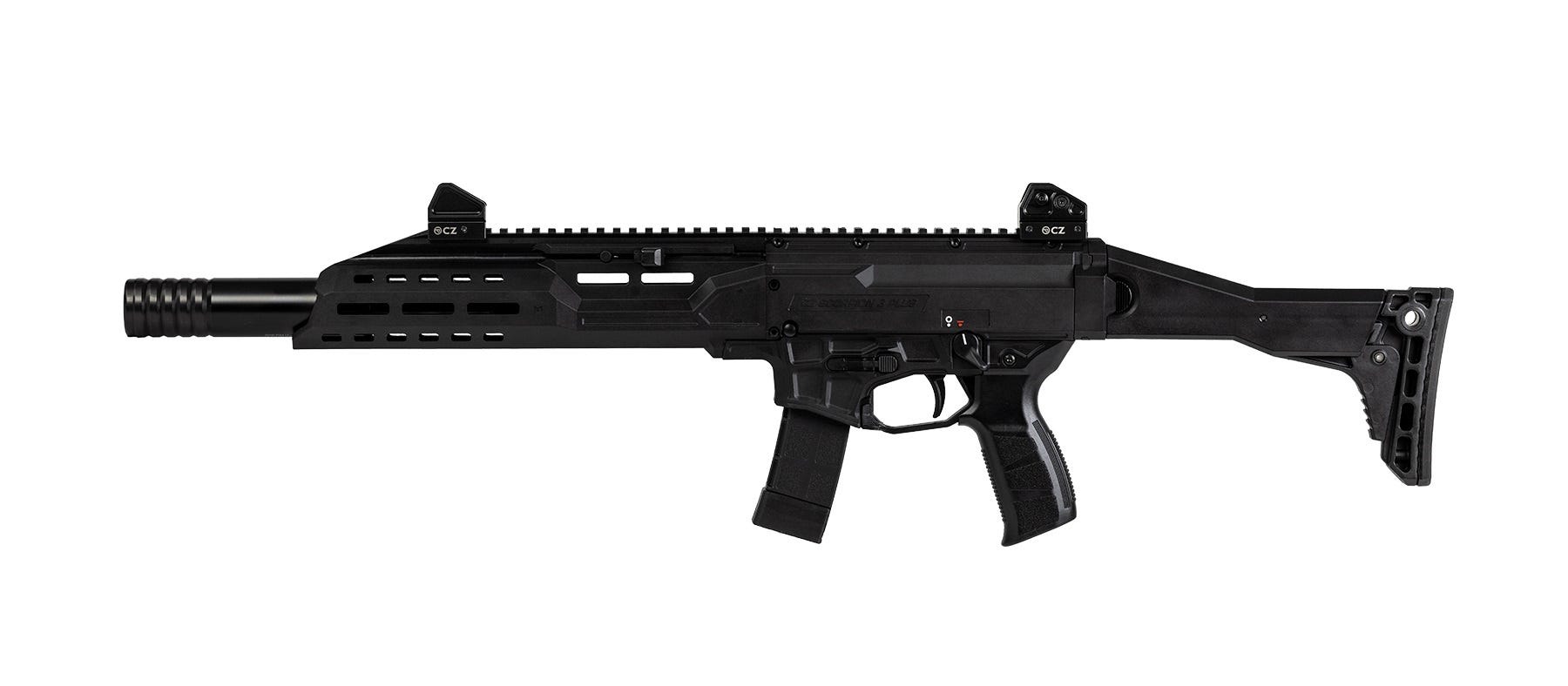 CZ SCORPION 3 PLUS CARBINE 9MM PISTOL BLACK 16.3" FODLING STOCK 5-20RD MAGS - Image 2