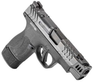 SMITH & WESSON PC M&P9 SHIELD PLUS CARRY COMP 4" O.R. 9MM NTS BLK/GRY 1-10RD,13RD,15RD MAG