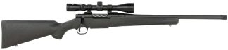 MOSSBERG PATRIOT 400 LEGEND RIFLE 20" T.B. BLACK SYNTHETIC, 3-9X40 SCOPE 4RD