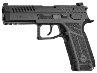CZ P-09F NOCTURNE 9MM PISTOL OPTIC READY BLACK SAFETY/DECOCKER 2-10RD MAGS