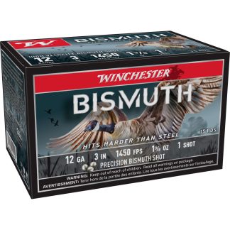 WINCHESTER BISMUTH 12 GA 3" #1 1-3/8OZ 15 RD/BX 10 BX/CS