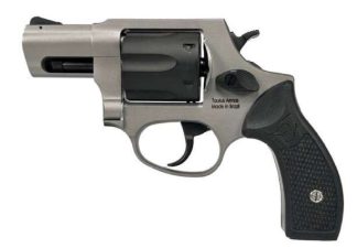 TAURUS 856 2 TONE 38SPL REVOLVER 2" BLK/STS G10 GRIPS 6RDS