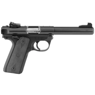 RUGER MRK IV 22/45 TRGT 22LR 5.5" BLUED BLK GRP ADJ SGHT 10RD