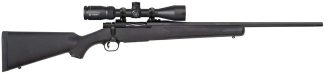 MOSSBERG PATRIOT 350 LEGEND RIFLE 22" T.B. BLACK SYNTHETIC, 4RD MAG, VORTEX 3-9X40 SCOPE