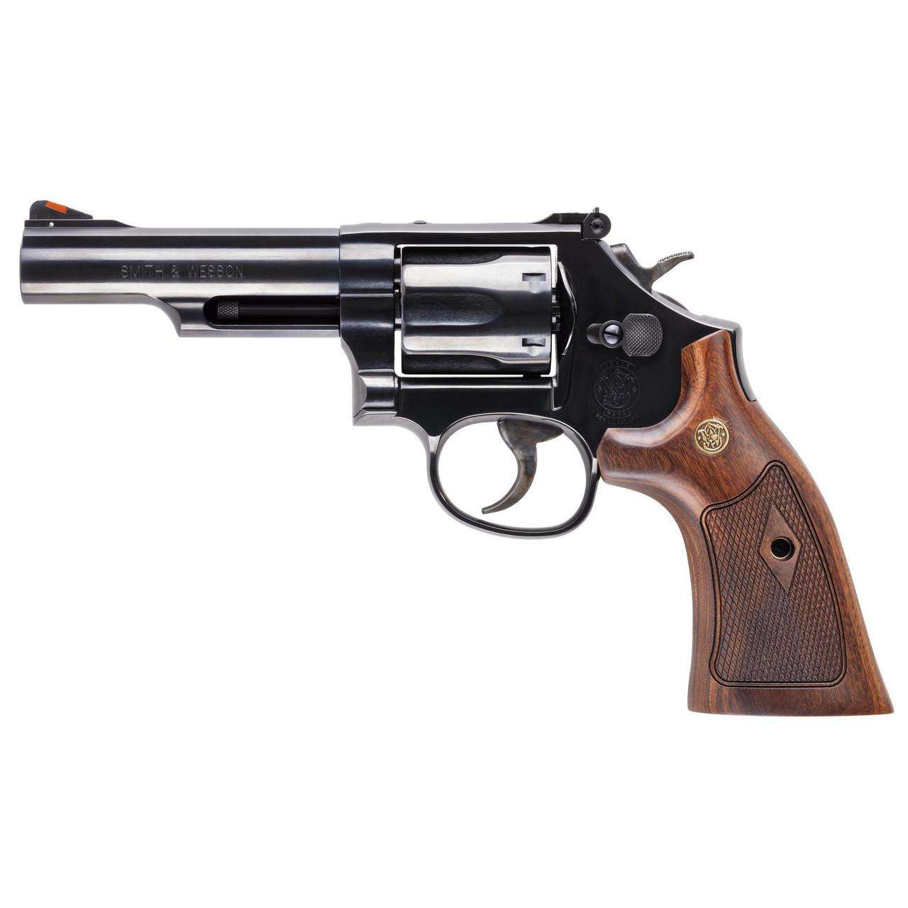SMITH & WESSON MODEL 19 357MAG REVOLVER 4.25" BLACK/WOOD NO LOCK 6RD CA COMPLIANT