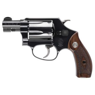 SMITH & WESSON MODEL 36 38SPL REVOLVER 1.88" BLACK/WOOD NO LOCK 5RD CA COMPLIANT