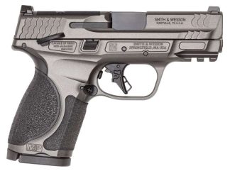 SMITH & WESSON M&P 9 M2.0 METAL COMPACT PISTOL 3.6" O.R. T.S. GRAY 2-15RD MAGS