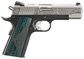 RUGER SR1911 COMMANDER MAYODAN NC EDITION 45ACP PISTOL 4.25" STS ENGRAVED 1-7RD MAG