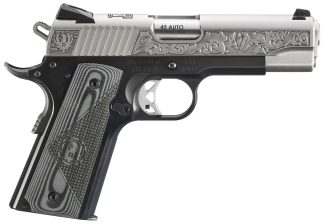 RUGER SR1911 COMMANDER SOUTHPORT CT EDITION 45ACP PISTOL 4.25" STS ENGRAVED 1-7RD MAG