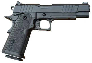 SDS TISAS 1911 DUTY B9R DS, 9MM, 5", Black Cerakote, Ti Firing Pin, Double Stack, Rail, bull barrel