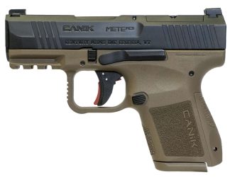 CENTURY CANIK METE MC9 BLK SLIDE / FDE FRAME 10RD 9MM PISTOL CALI COMP