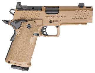 SPRINGFIELD ARMORY 1911 DS PRODIGY COMP COYOTE BRWN 4.25" 9MM 1-17RD,1-20RD