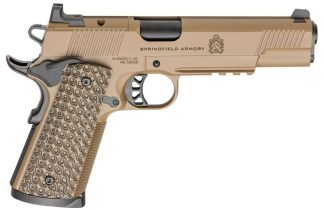 SPRINGFIELD ARMORY TRP AOS 1911 5" 45ACP W/ RAIL 2-8RD COYOTE