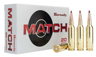 HORNADY MATCH 25 CREEDMOOR 134GR ELD MATCH 20RD BX 200RD CASE
