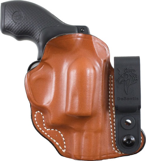 DESANTIS FLEX-TUK HOLSTER IWB - TUCKABLE LTHER J-FRAME 2" TAN