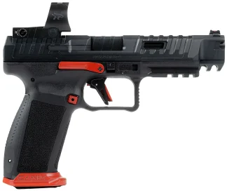 CANIK SFX RIVAL RED FULL SIZE 9MM PISTOL 5" MECANIK MO3 OPTIC,  18RD MAG