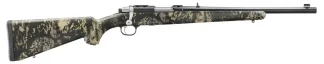RUGER 77/44 44 MAG BOLT RIFLE, 16.6" BLUED T.B. BBL, KRYPTEK NOX CAMO, 4RD