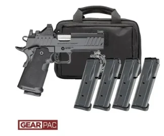 SPRINGFIELD ARMORY 1911 DS PRODIGY AOS 4.25" COMPACT U NOTCH W/ TRITIUM VIRIDIAN RFX11,BAG,4MAGS