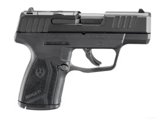 RUGER MAX-9 MANUAL SAFETY 9MM PISTOL BLACK 3.2" OPTIC READY 1-10RD MAGS