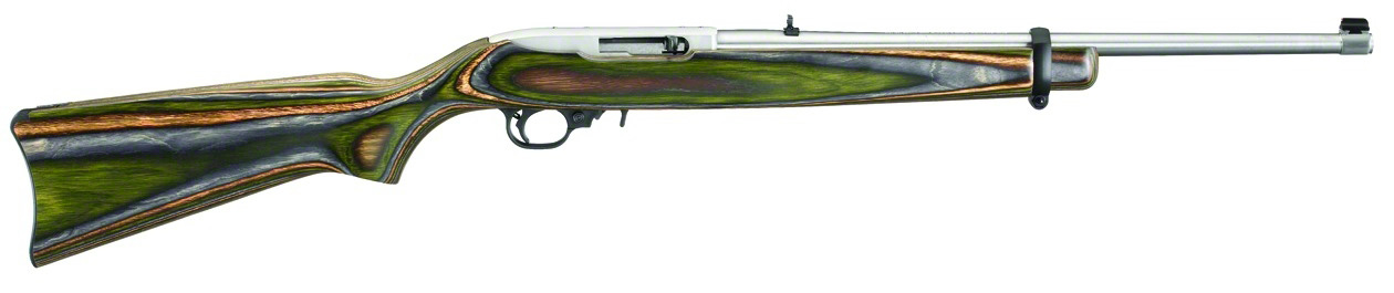 RUG 10/22 22LR SEMI SS GRN/MTN