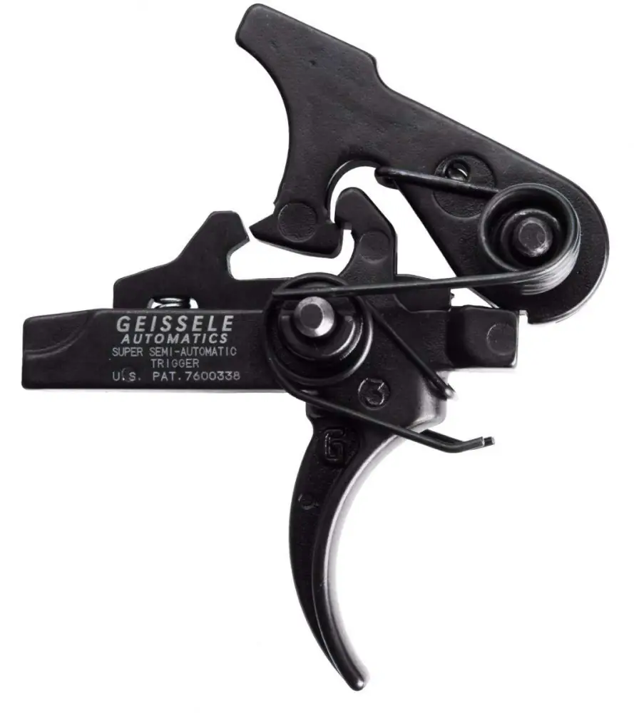 GEISSELE AUTOMATICS TWO STAGE CURVED TRIGGER 4.25-4.75LB BLACK FINISH AR PLATFORM - Image 2
