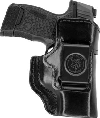 DESANTIS INSIDE HEAT HOLSTR RH - IWB LEATHER S&W SHIELD 9/40 BL