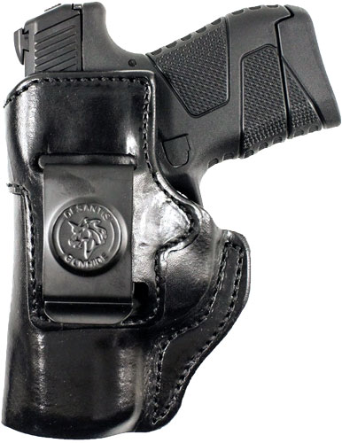 DESANTIS INSIDE HEAT HOLSTR LH - IWB LEATHER S/A HELLCAT BLACK
