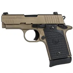 SIG SAUER P938 EMPEROR SCORPION 9MM 3" COYOTE/BLK 1-6RD 1-7RD MAG