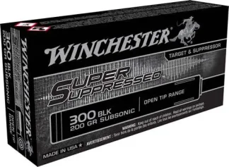 WINCHESTER SUPER SUPPRESSED 300BLK 200G SUBSONIC 20RD BX 200RD CASE