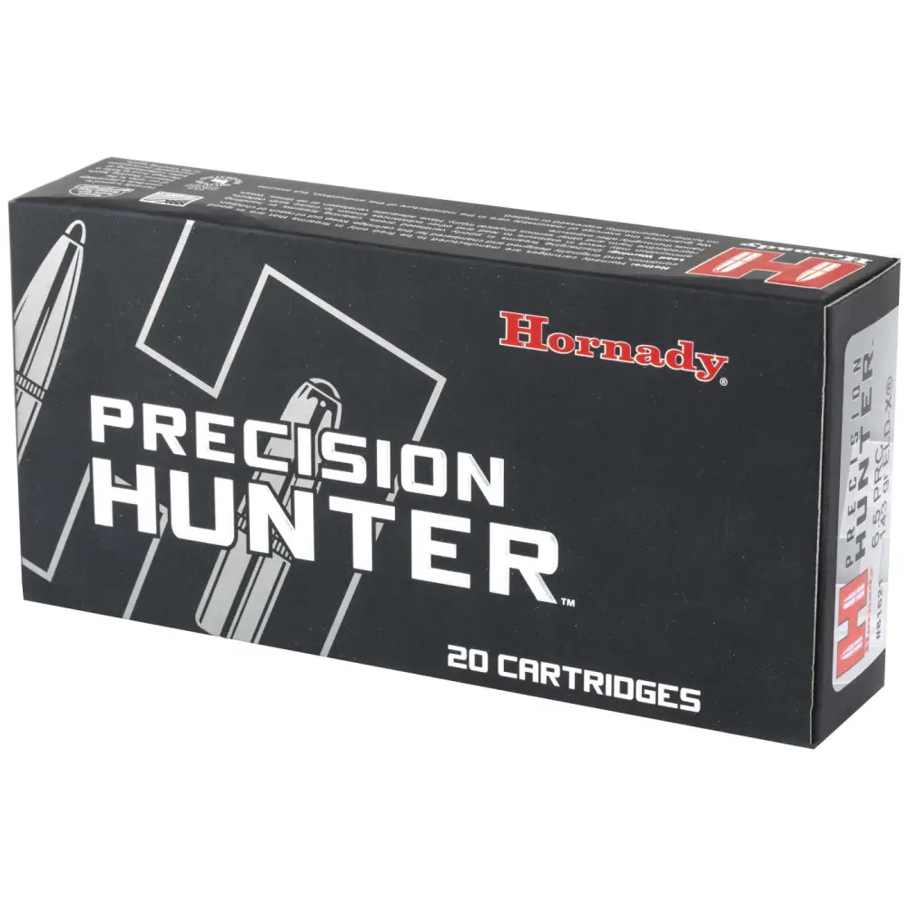 HORNADY PRECISION HUNTER 6.5 PRC 143GR ELD-X 20RD BX 200RD CASE - Image 2