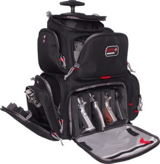 GPS ROLLING HANDGUNNER RANGE - BACKPACK BLACK