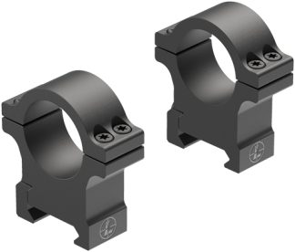 LEUPOLD RINGS OPEN RANGE - CROSS-SLOT 1" HIGH MATTE