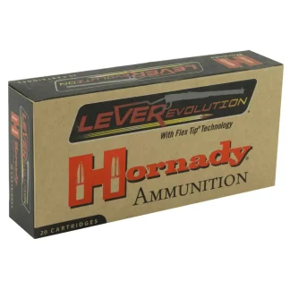 HORNADY LEVERREVOLUTION 338 MARLIN EXP 200G FTX 20RD BX 200RD CASE