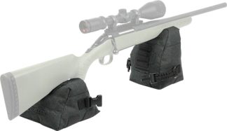 ALLEN ELIMINATOR SHOOTING BAGS - FRONT & REAR GREY/BLACK