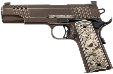 Auto-Ordnance 1911TCAC15 "Cold Dead Hands" .45 ACP 5" 7+1 Cerakote Finish W/ Engraved Aluminum Grips