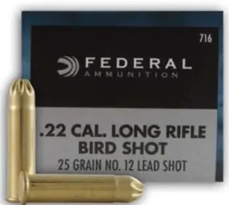 FEDERAL 22 LR NO. 10 LEAD BIRD SHOT "GAME-SHOK" 50 RD/BX 50 BX/CS