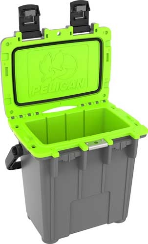 PELICAN COOLERS IM 20 QUART - ELITE DKGRAY/GREEN LEG CUT OUT - Image 2