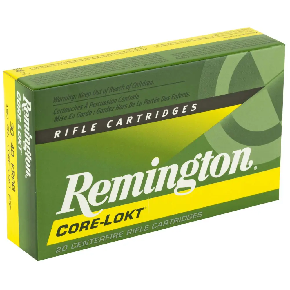 REMINGTON R30402 30-40 KRAG 180GR CORE-LOKT PSP 20 RD/BX 10 BX/CS